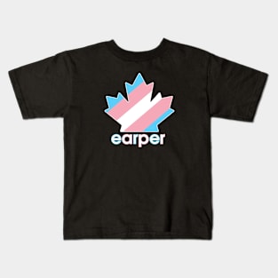 Trans Earper Pride Maple Leaf Kids T-Shirt